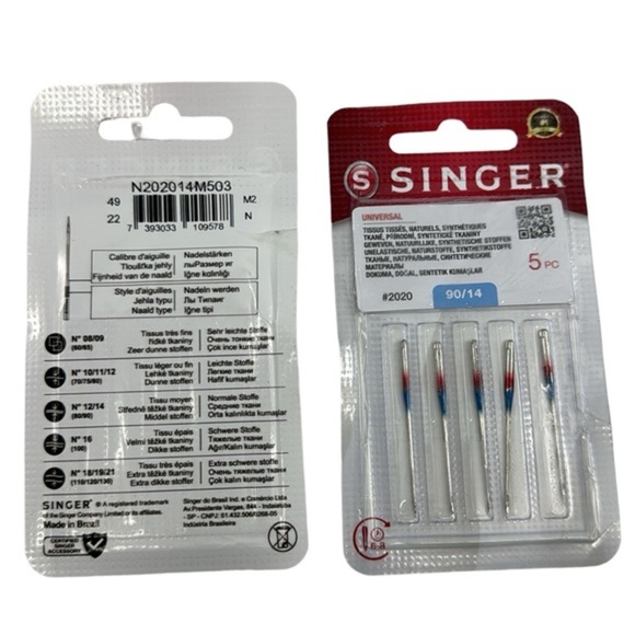 Upgrade Your Sewing Game with Singer 10-Pack Universal 2020 Needles- Size 90/14! - Picture 2 of 2